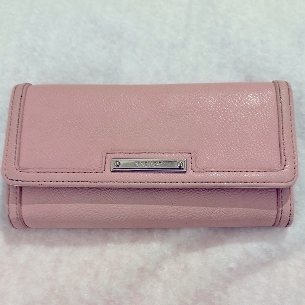 Nine West Trifold Wallet in light pink
